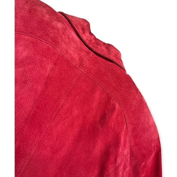 Vintage Genuine Leather Rumors n Gossyp Bomber Jacket - Womens Large - Picture 4 of 4